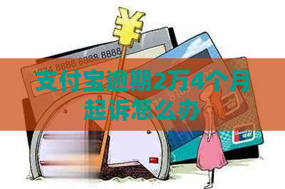 支付宝逾期2万4个月起诉怎么办