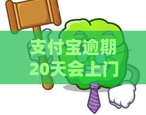 支付宝逾期20天会上门吗如何处理