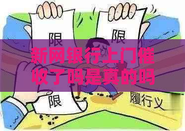 新网银行上门了吗是真的吗