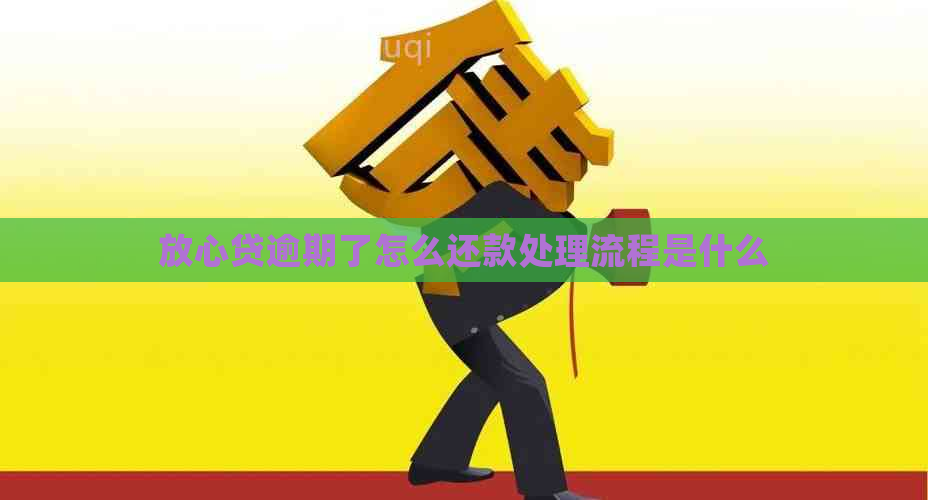 放心贷逾期了怎么还款处理流程是什么