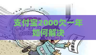 支付宝2000欠一年如何解决