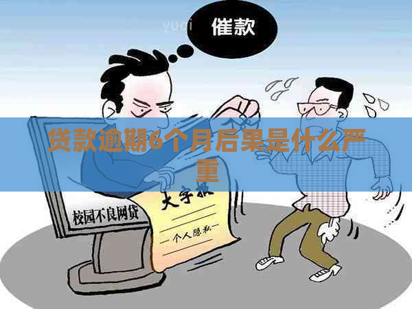 贷款逾期6个月后果是什么严重