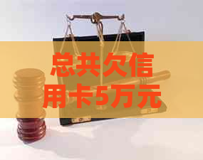 总共欠信用卡5万元怎么办