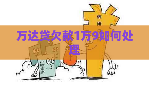 万达贷欠款1万9如何处理