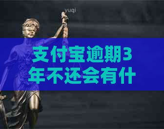 支付宝逾期3年不还会有什么后果