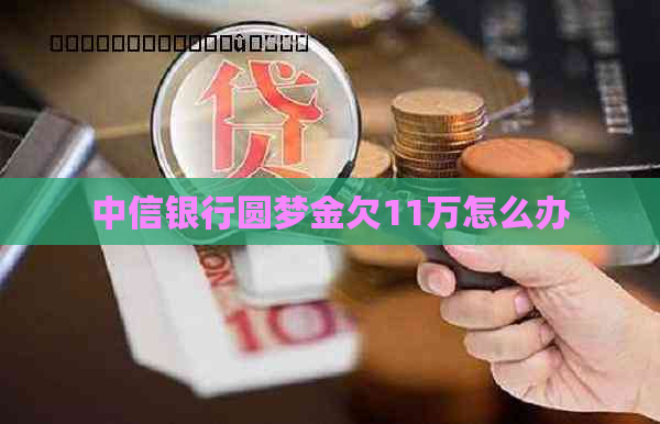 中信银行圆梦金欠11万怎么办