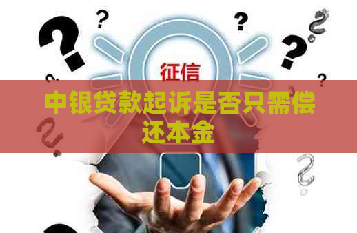 中银贷款起诉是否只需偿还本金