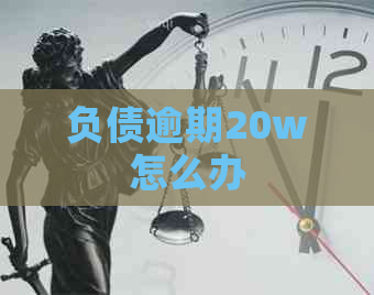 负债逾期20w怎么办