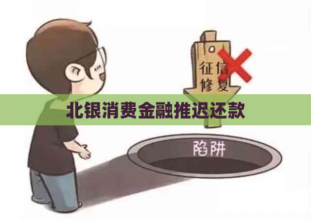 北银消费金融推迟还款