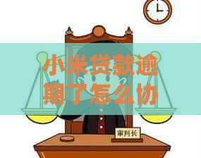 小米贷款逾期了怎么协商