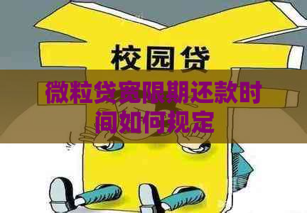 微粒贷宽限期还款时间如何规定