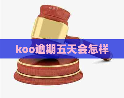 koo逾期五天会怎样