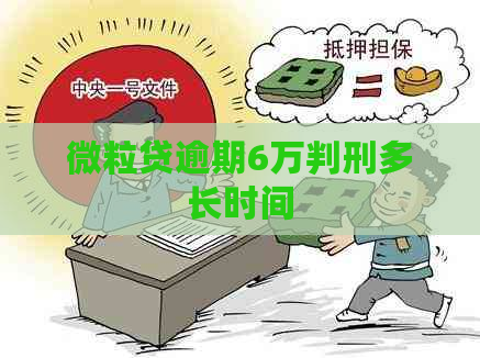 微粒贷逾期6万判刑多长时间