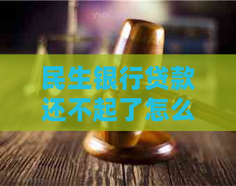 民生银行贷款还不起了怎么和银行协商处理