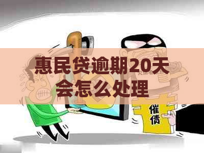 惠民贷逾期20天会怎么处理