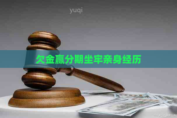 欠金赢分期坐牢亲身经历