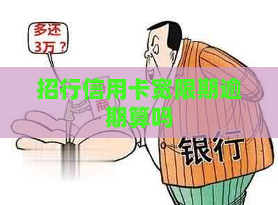 招行信用卡宽限期逾期算吗