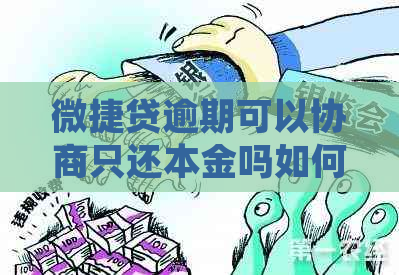 微捷贷逾期可以协商只还本金吗如何处理