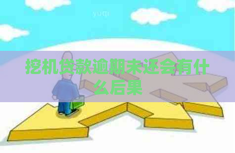 挖机贷款逾期未还会有什么后果