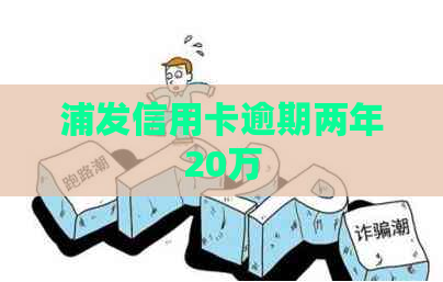 浦发信用卡逾期两年20万