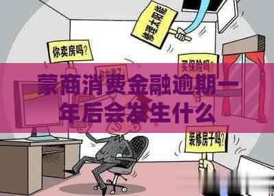 蒙商消费金融逾期一年后会发生什么