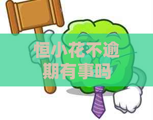 恒小花不逾期有事吗