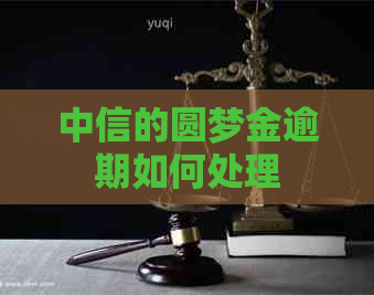 中信的圆梦金逾期如何处理