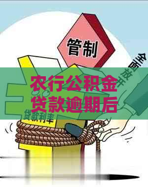 农行公积金贷款逾期后果