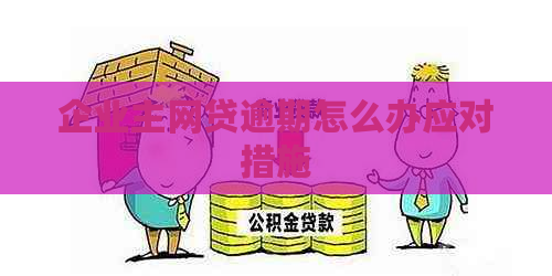 企业主网贷逾期怎么办应对措施