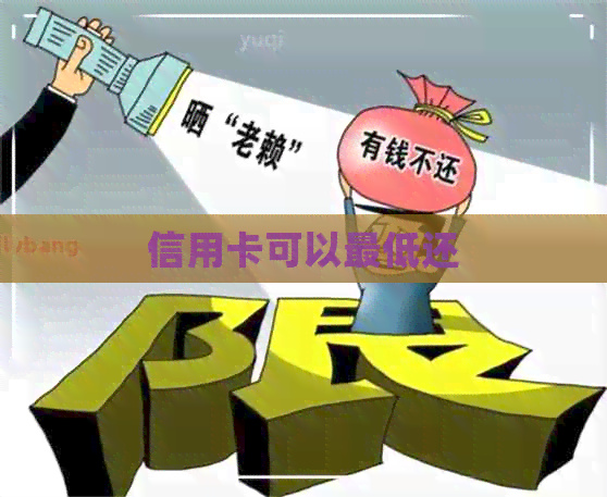 信用卡可以更低还