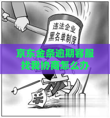 京东金条逾期客服找我协商怎么办
