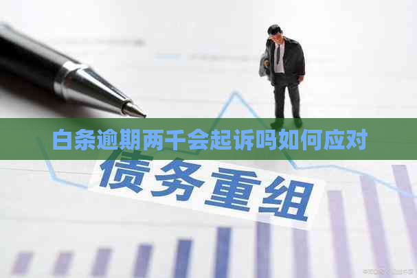 白条逾期两千会起诉吗如何应对