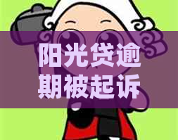 阳光贷逾期被起诉了怎么应对