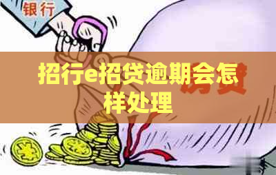招行e招贷逾期会怎样处理