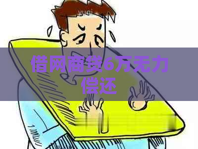 借网贷6万无力偿还