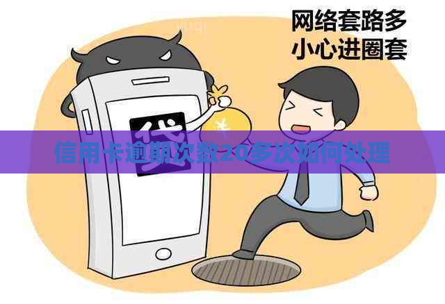 信用卡逾期次数20多次如何处理