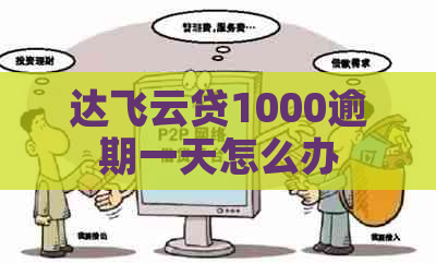达飞云贷1000逾期一天怎么办
