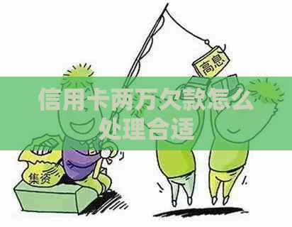 信用卡两万欠款怎么处理合适