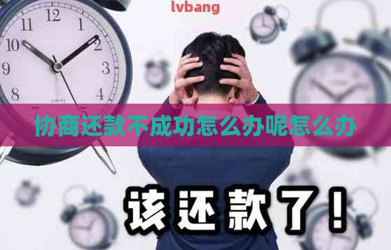 协商还款不成功怎么办呢怎么办