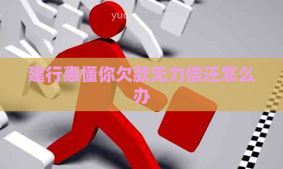 建行惠懂你欠款无力偿还怎么办 建行惠懂你欠款无力偿还怎么办