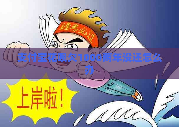 支付宝信用卡欠1000两年没还怎么办
