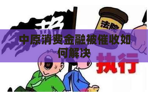 中原消费金融被如何解决