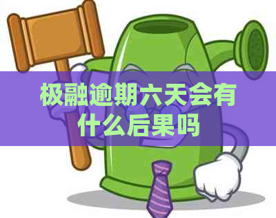 极融逾期六天会有什么后果吗