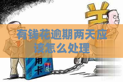 有钱花逾期两天应该怎么处理