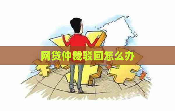 网贷仲裁驳回怎么办
