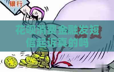 信用卡消费金融发短信起诉真的吗