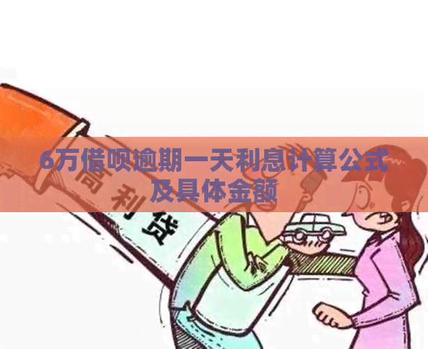 6万网贷逾期一天利息计算公式及具体金额