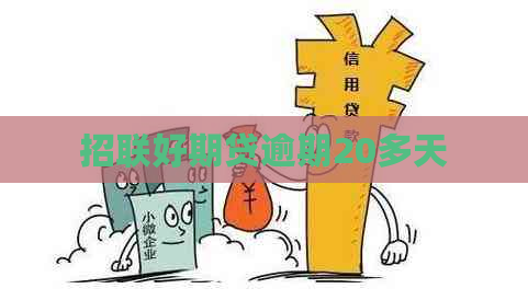 招联好期贷逾期20多天