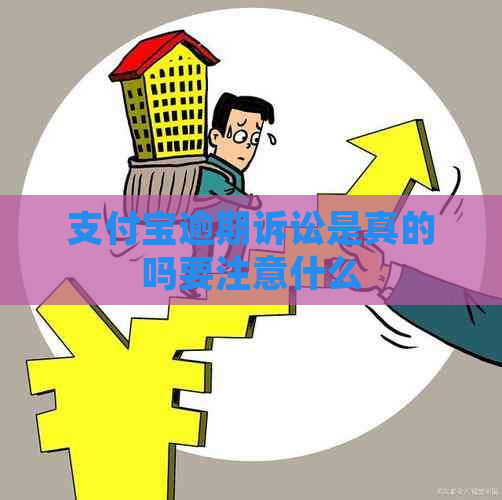 支付宝逾期诉讼是真的吗要注意什么