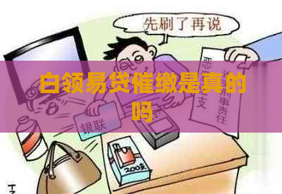白领易贷催缴是真的吗